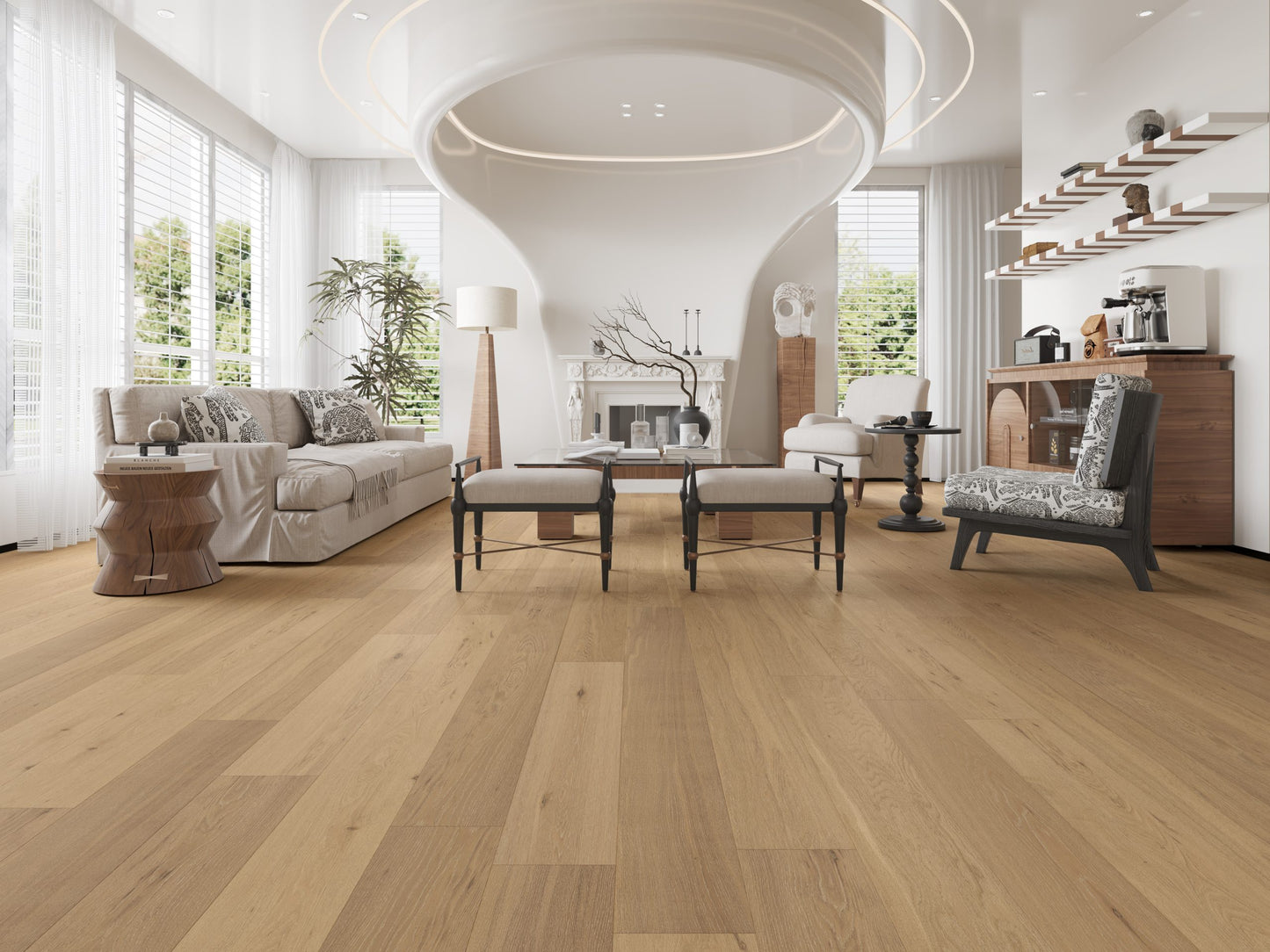Riverhill Floors Engineered Timber Classique Oak Raw Neutral 14/2mm (2.89m2/box)