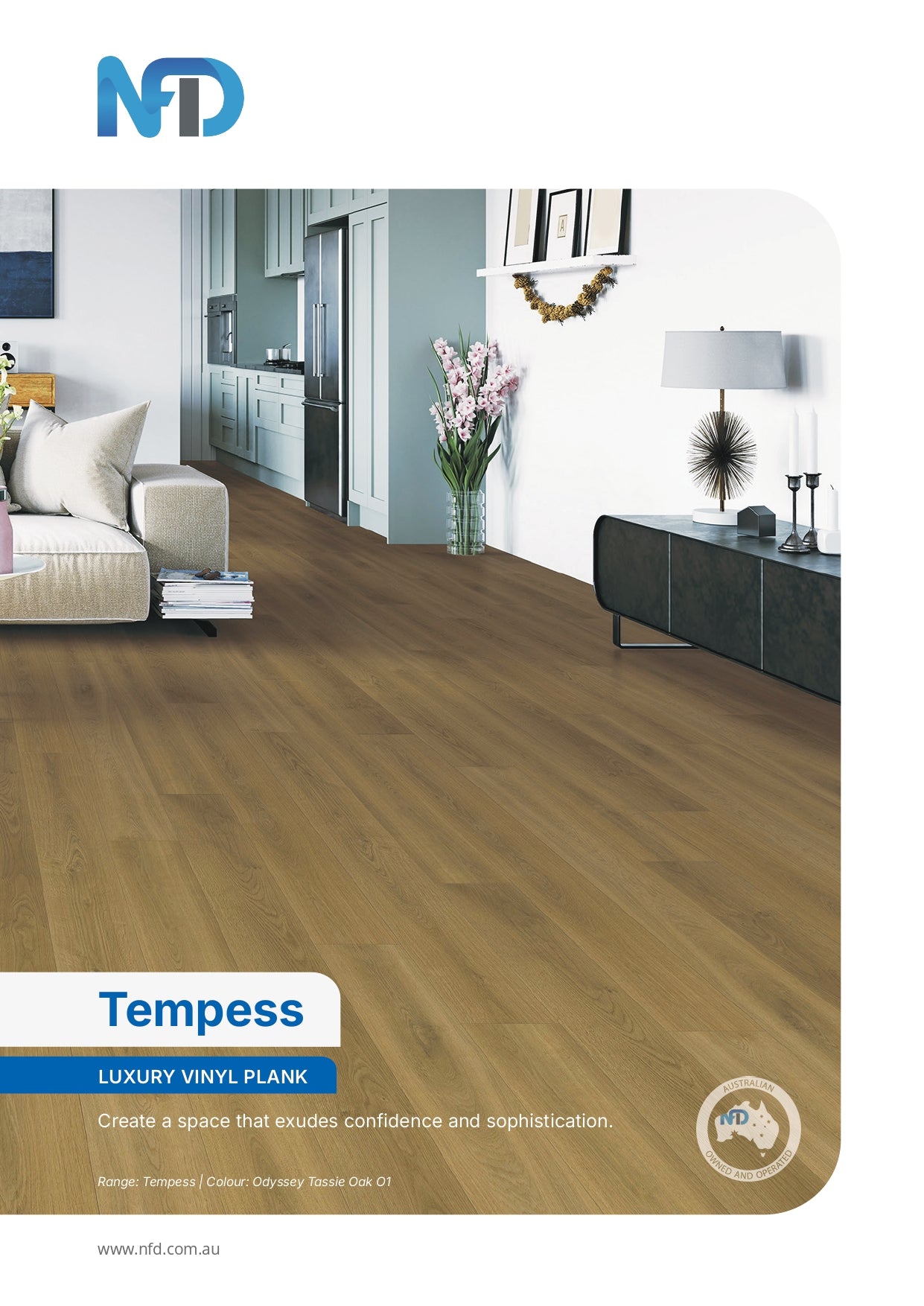 NFD Tempess Luxury Vinyl Plank 4.5mm
