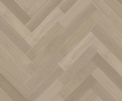 Riverhill Floors iDesign European Oak Herringbone 15/3mm – Tinge Clay Swatch