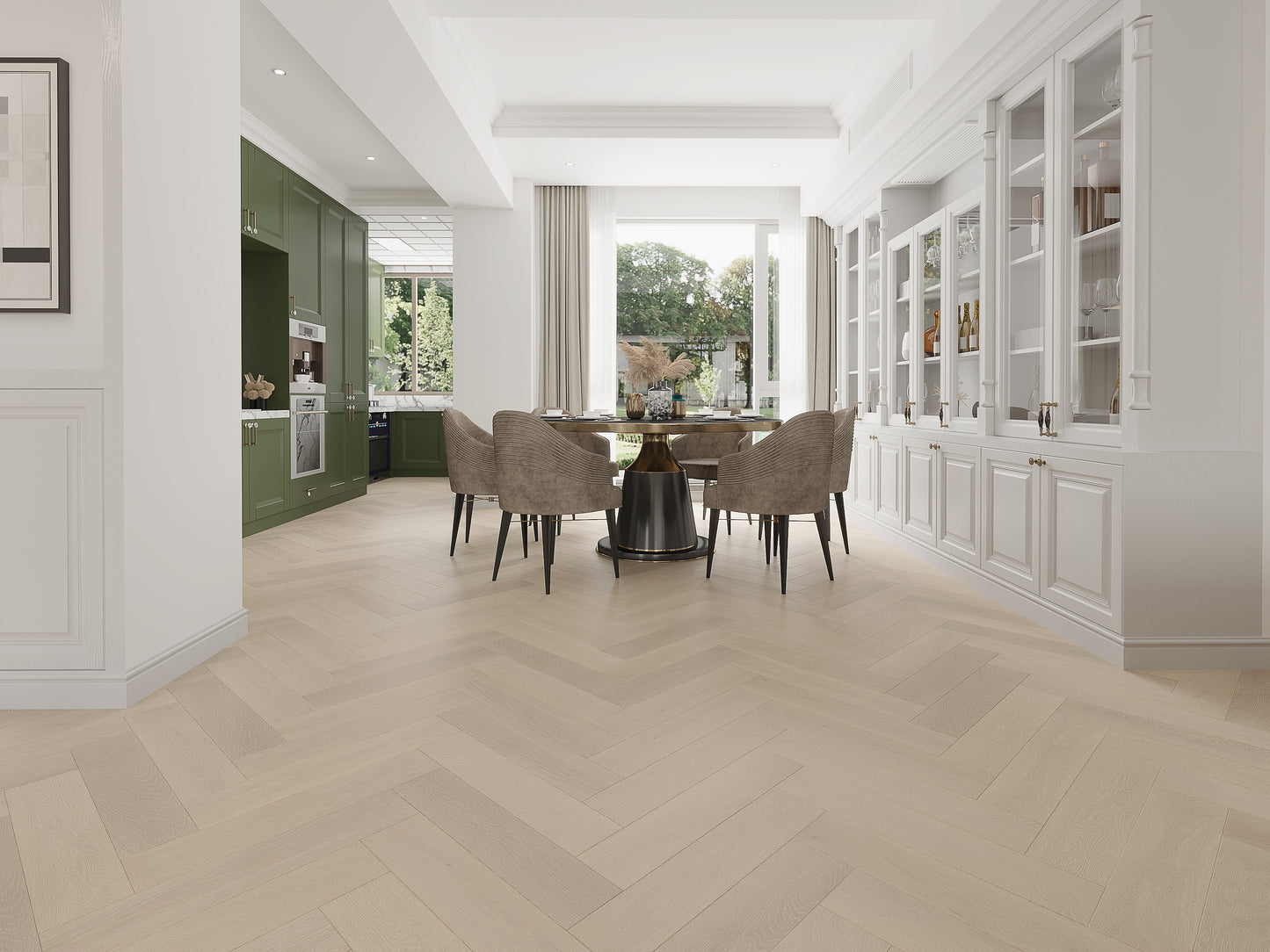 Riverhill Floors IDesign European Oak Herringbone Engineered Floors 15/3mm