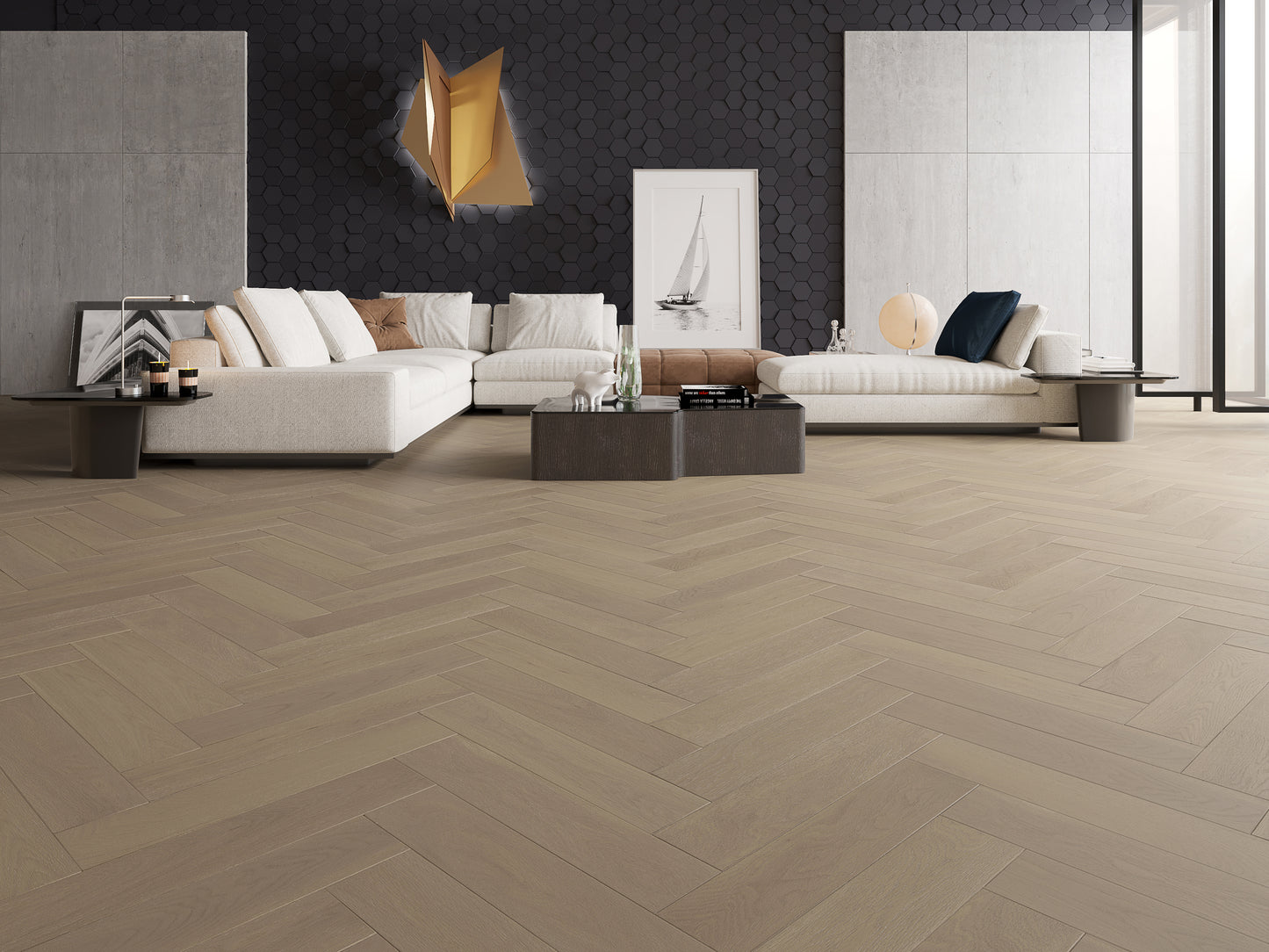Riverhill Floors IDesign European Oak Herringbone Engineered Floors 15/3mm