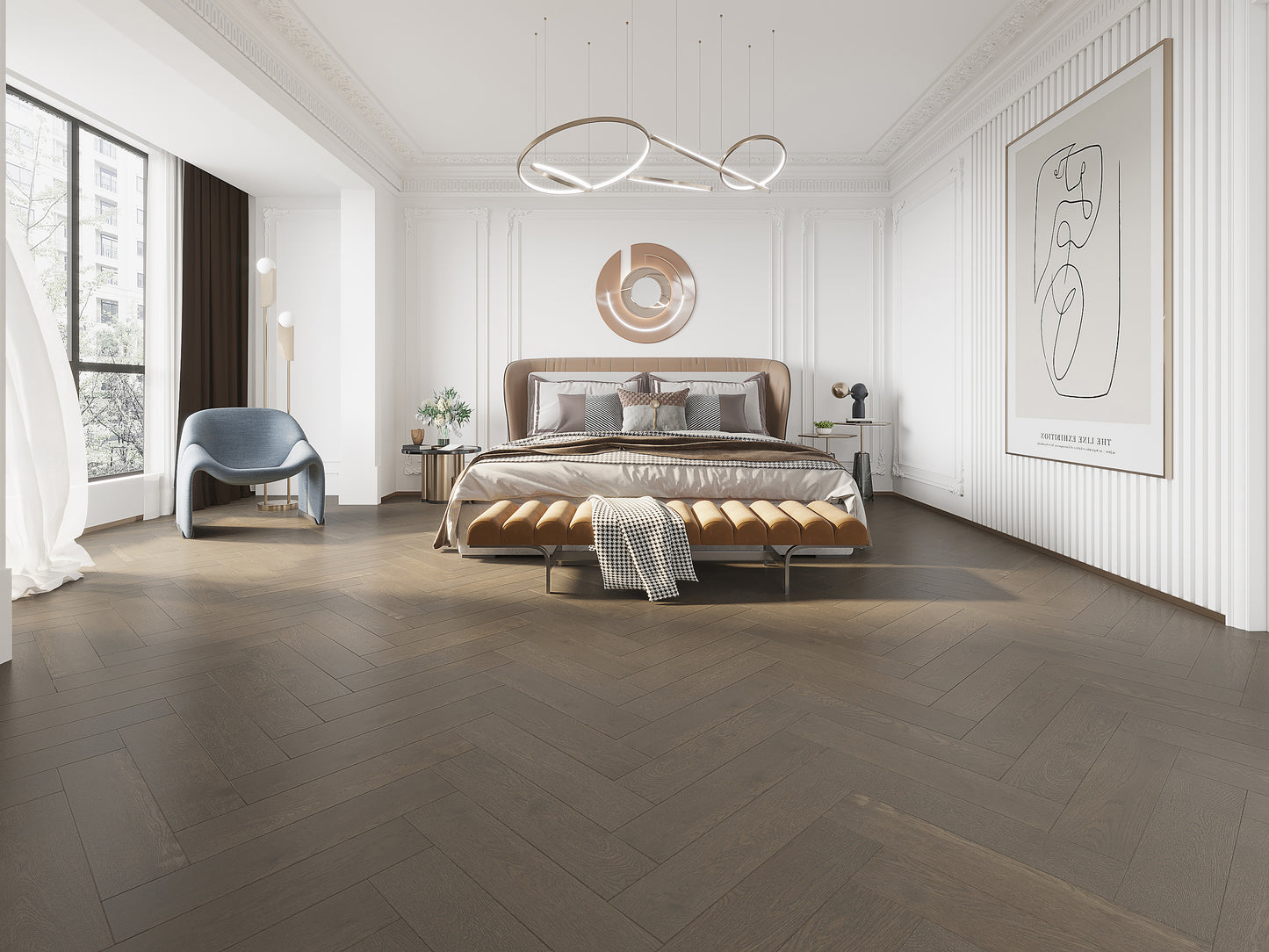Riverhill Floors IDesign European Oak Herringbone Engineered Floors 15/3mm
