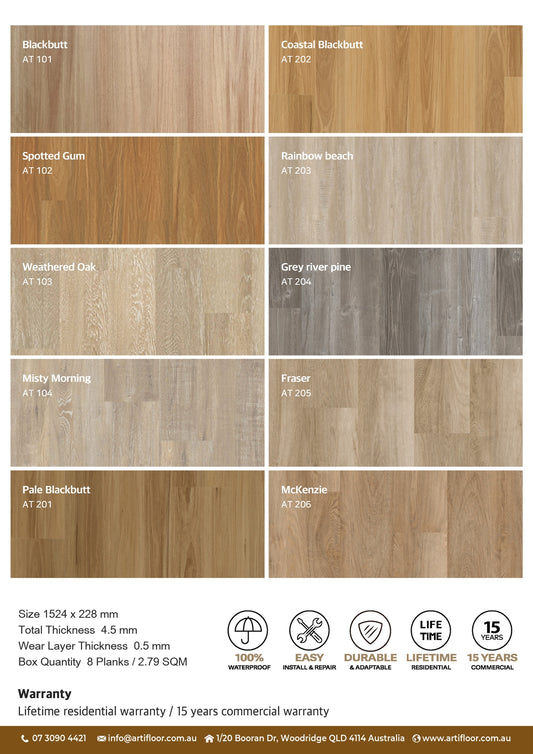 Artifloor Timberland Vinyl 4.5mm