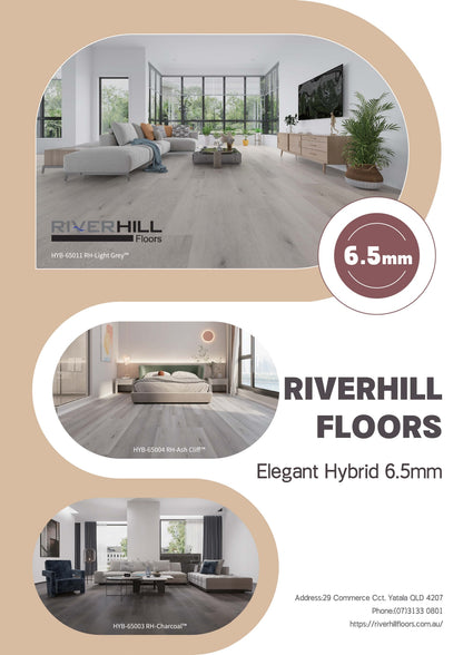 Riverhill Floors Elegant Hybrid Planks, 6.5mm