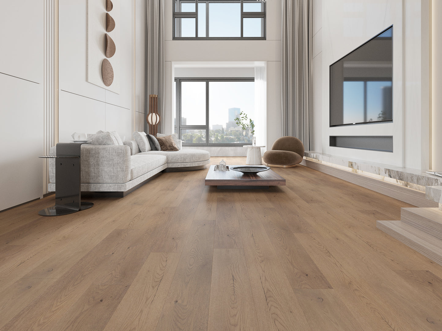 Riverhill Floors  Elegant Hybrid Pale Sand 6.5mm (2.24m2/box)