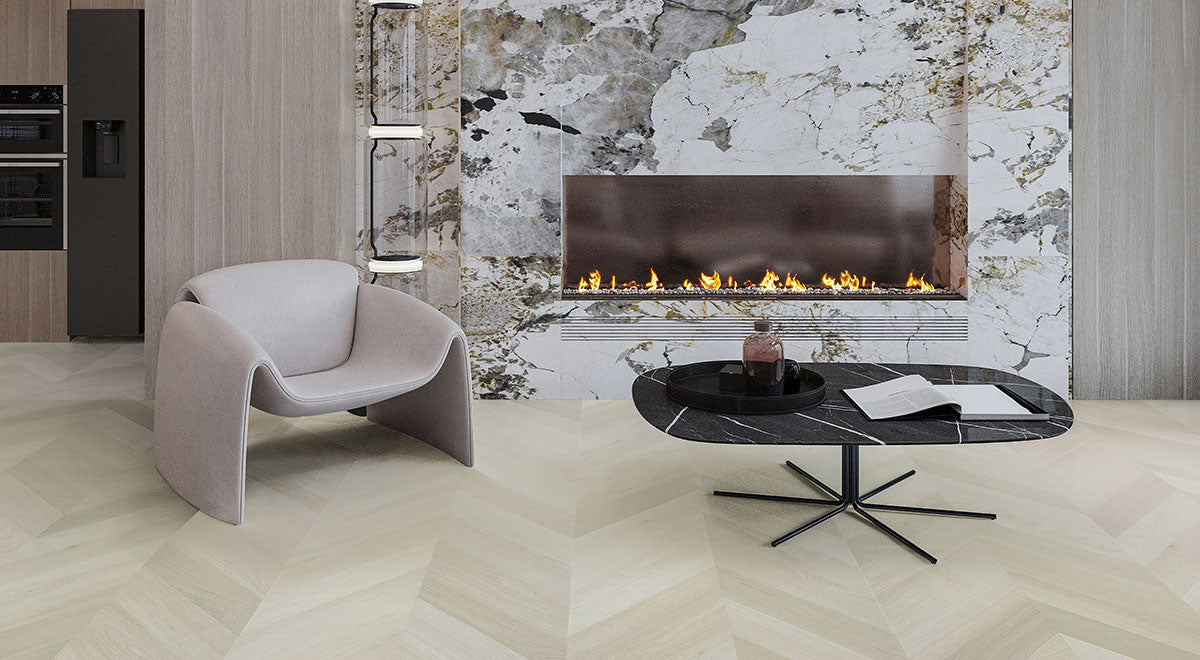 Clever Choice Hybrid Flooring Immortal Chevron Click System 9mm