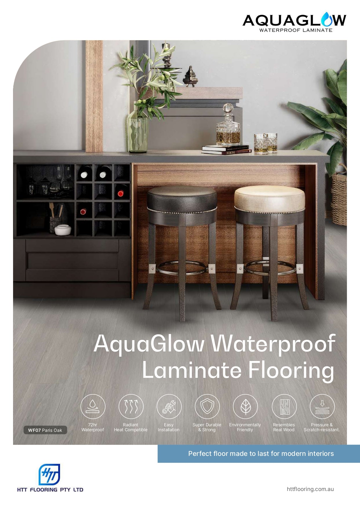 HTT AquaGlow Laminate AC5 12mm