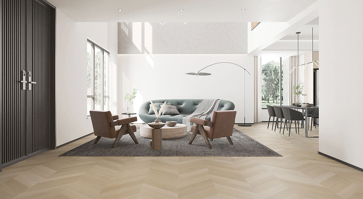Clever Choice Hybrid Flooring Immortal Chevron Click System 9mm