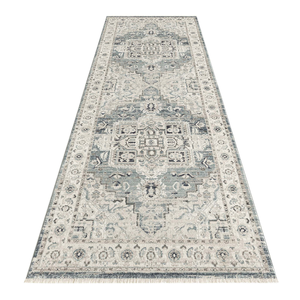 Acpo Lt Ruga Austin 2201 Lt Blue Hallway Runner – Your Rugs and Flooring