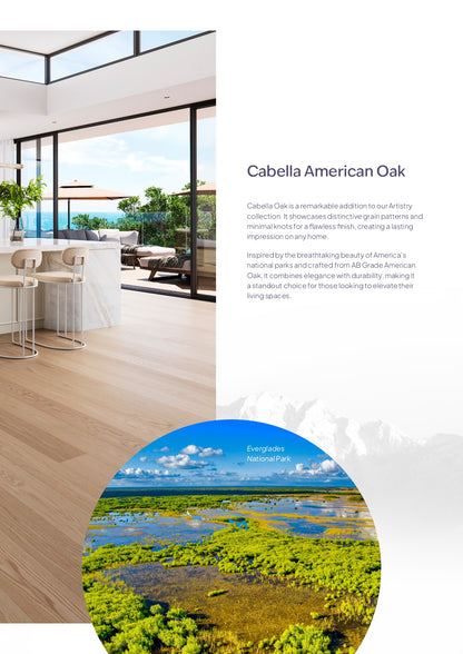 Australian Select Timber Artistry Cabella American Oak Engineered Timber T&G 15/4mm