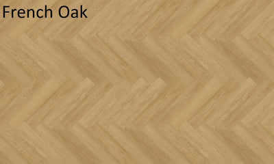 Riverhill Elegant SPC Hybrid Herringbone 9.5mm – French Oak Swatch