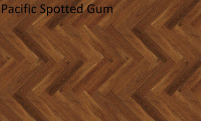 Riverhill Elegant SPC Hybrid Herringbone 9.5mm – Pacific Spotted Gum Swatch