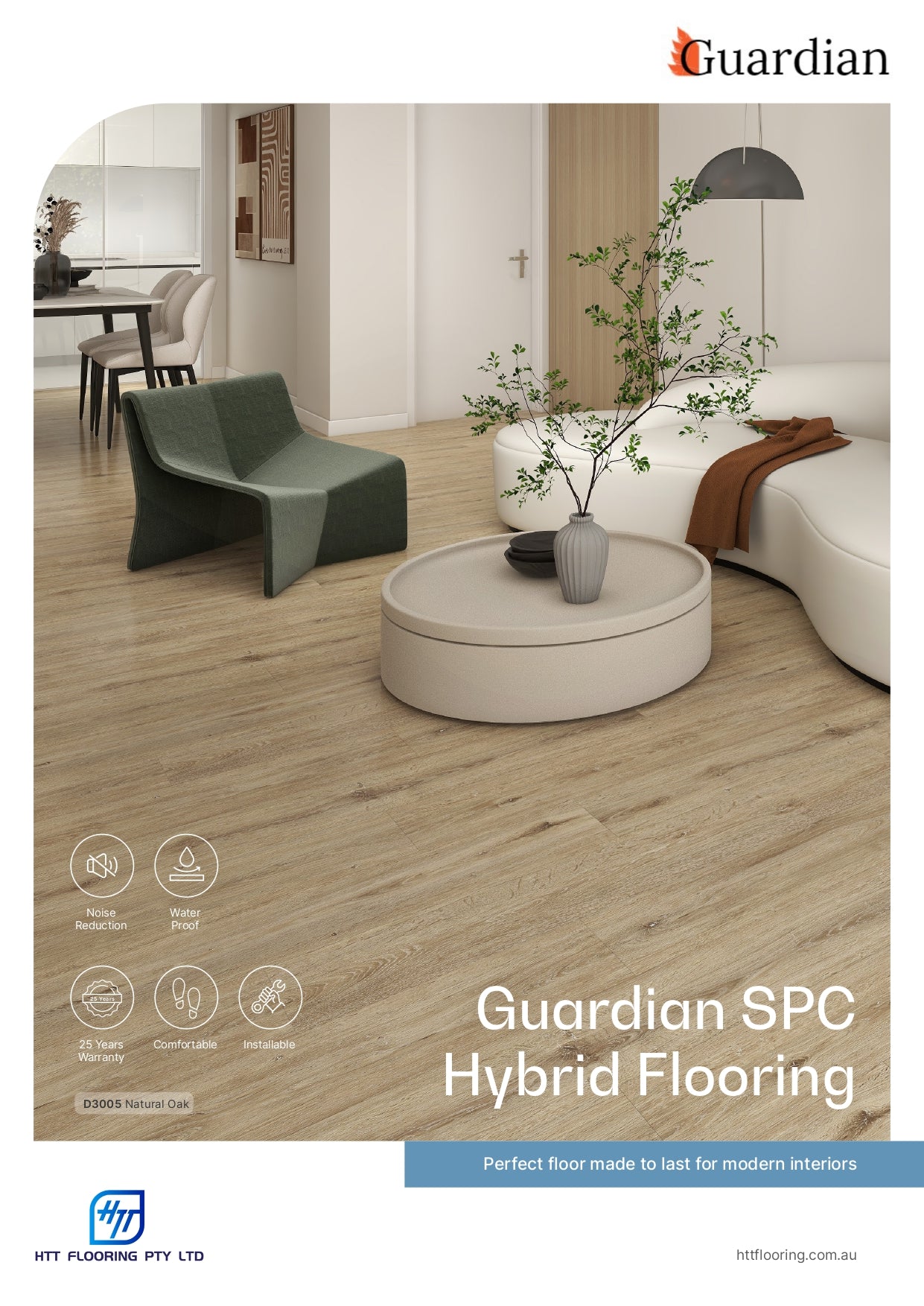 HTT Guardian Hybrid Flooring 6.5mm