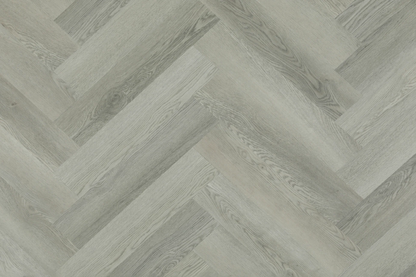 Topdeck Belle Vie Herringbone 7mm Highland Beige Oak Hybrid Flooring Swatch