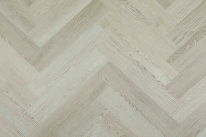 Topdeck Belle Vie Herringbone 7mm Lovanna Oak Hybrid Flooring Swatch
