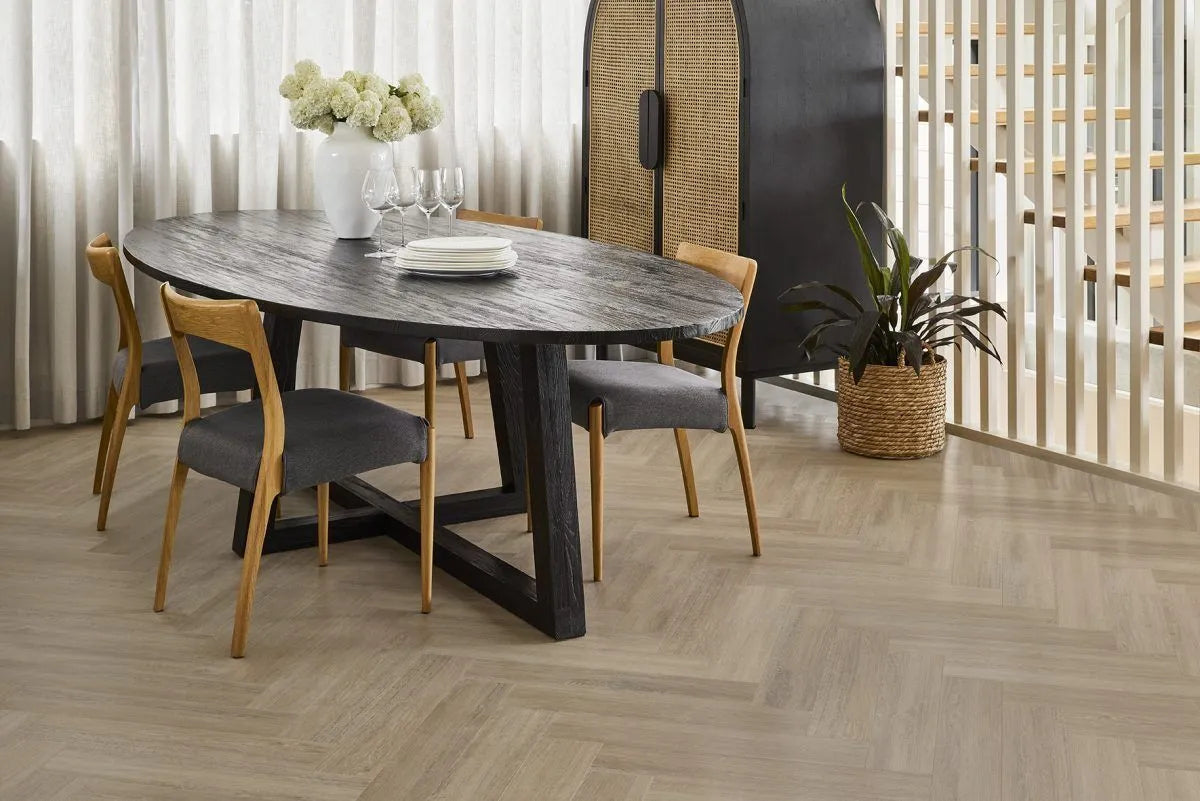Easi-Plank Porcelain hybrid flooring installed in a Brisbane home