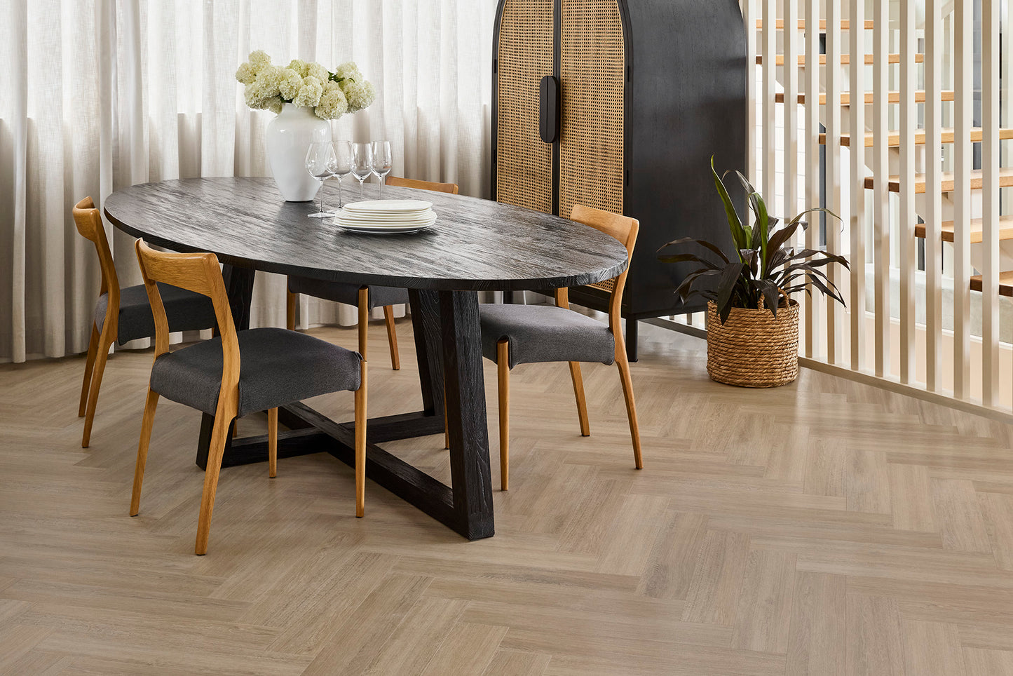 Preference Floors Easi Plank SPC Hybrid Herringbone Planks 8mm