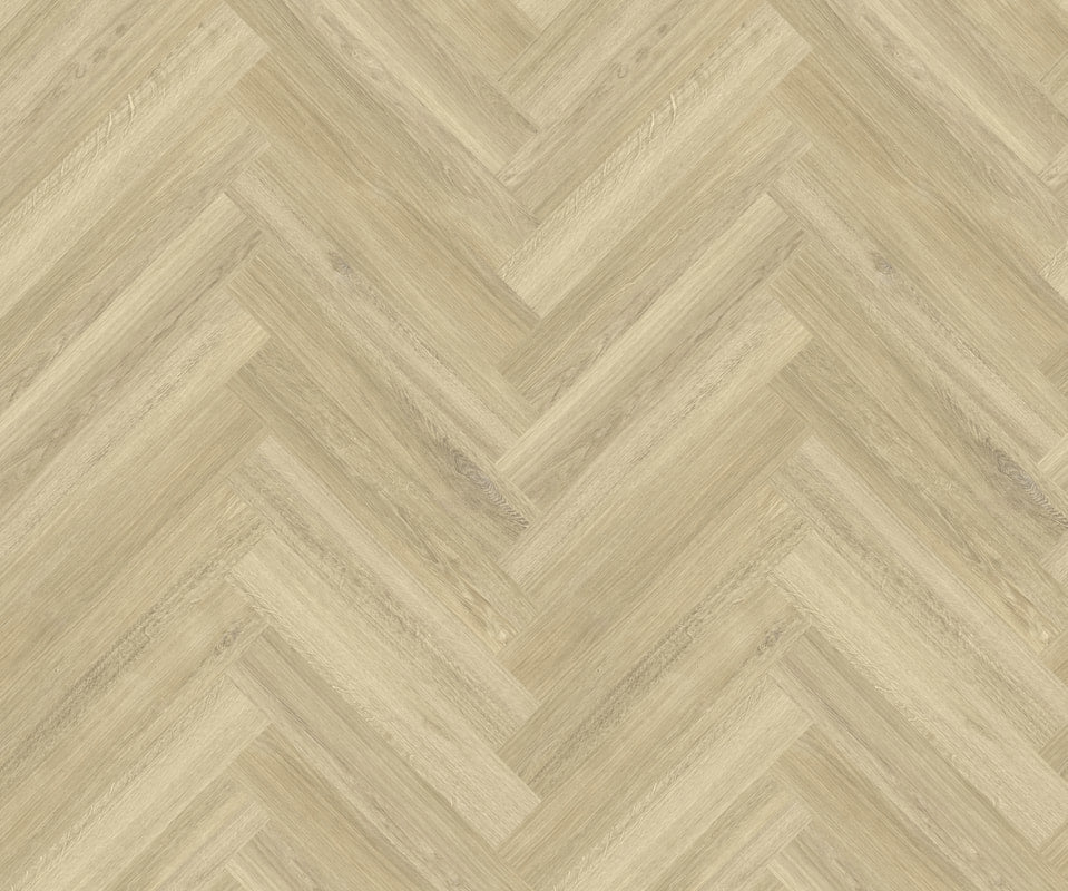 Elsa Herringbone Luxury Vinyl Plank 2.5mm – QLD Spotted Gum Swatch