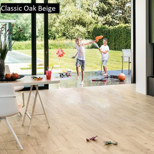 Quick Step Impressive 8mm Classic Oak Beige setting
