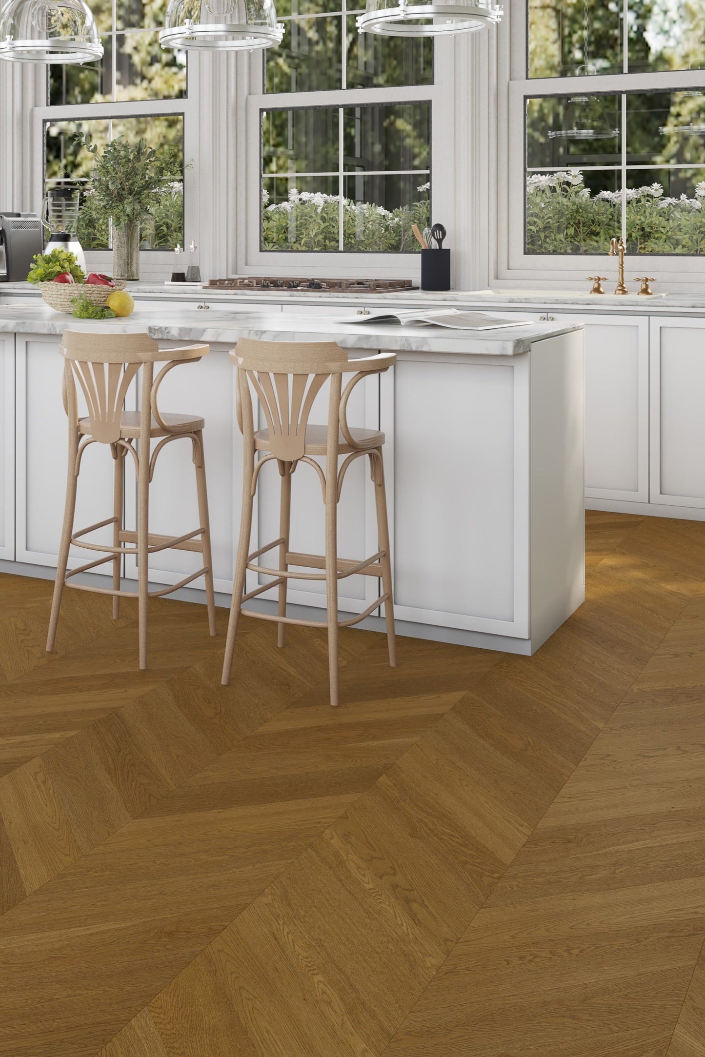 Riverhill Floors IDesign European Oak Chevron Engineered Floor 15/4mm