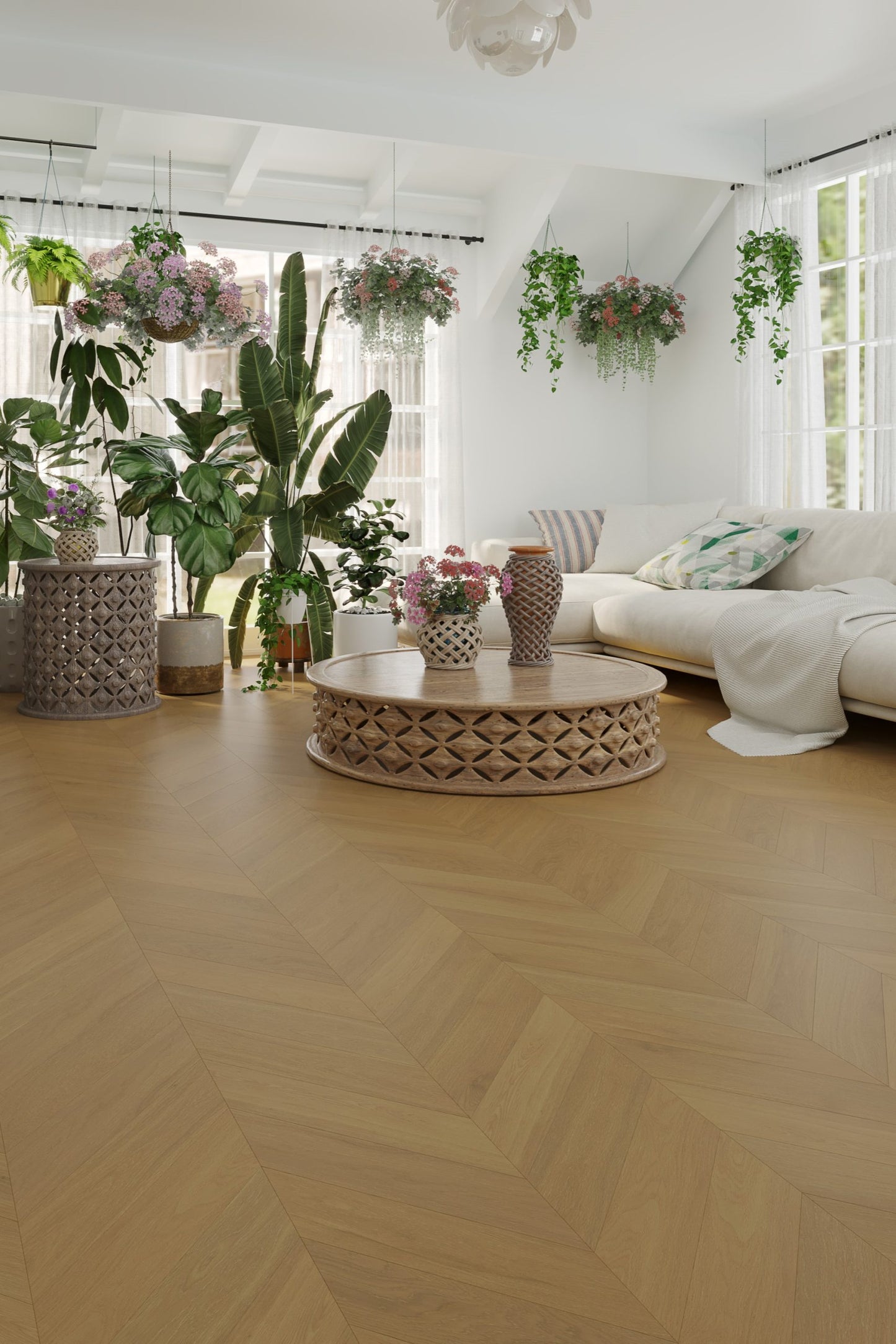 Riverhill Floors IDesign European Oak Chevron Engineered Floor 15/4mm