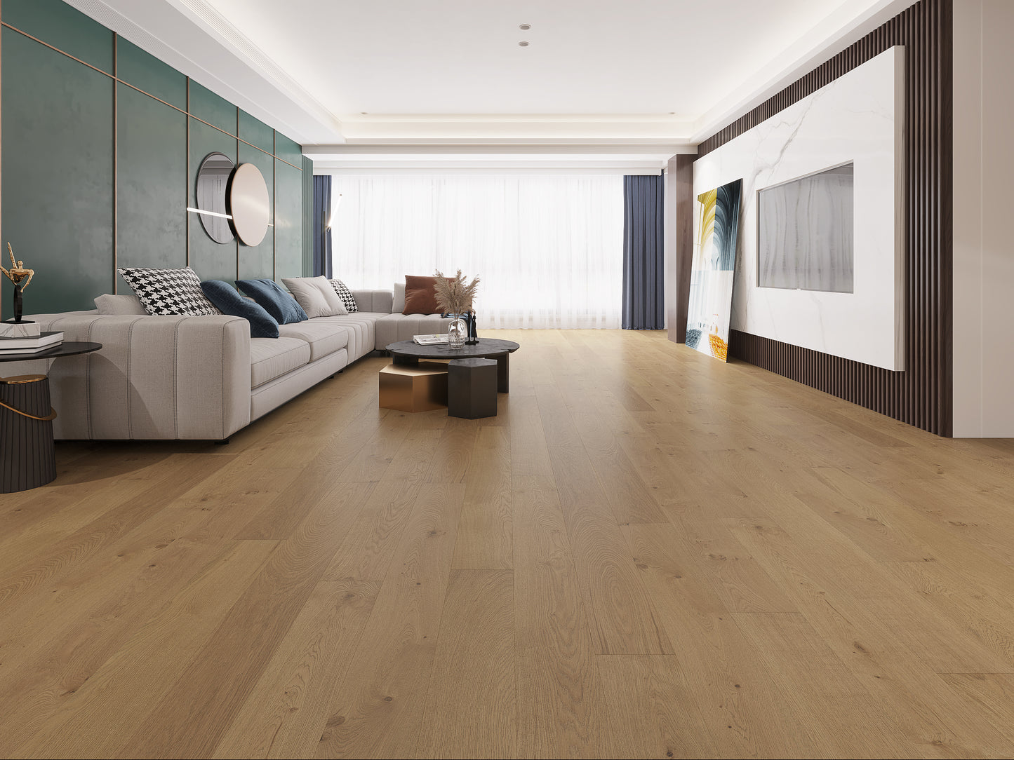 Riverhill Floors Engineered Timber Classique Oak Latte 14/2mm (2.89m2/box)