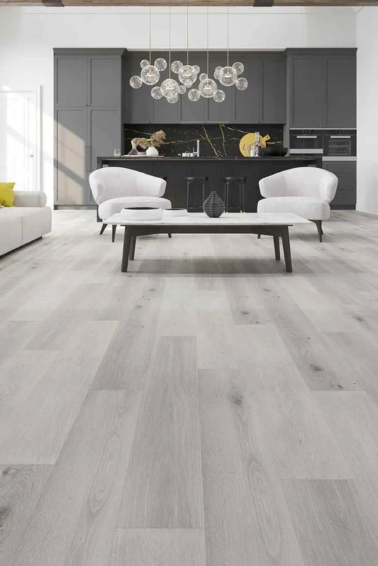 Riverhill Floors  Elegant Hybrid Snow Grey 9.5mm (1.66m2/box)