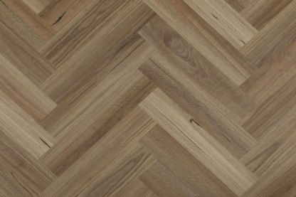 Topdeck Belle Vie Herringbone 7mm Sherwood Oak Hybrid Flooring Swatch
