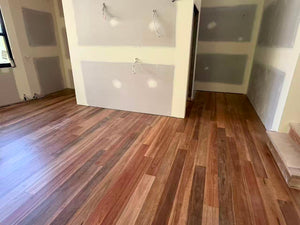 Job 3830 Ocean Shores Engineered Timber Installation — completed flooring installation