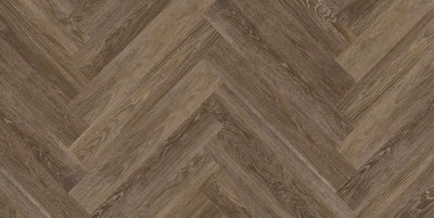 ArtiFloor Premium Herringbone Luxury Vinyl Plank Flooring 4.5mm Rustic Path Swatch
