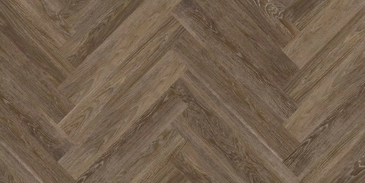 ArtiFloor Premium Herringbone Luxury Vinyl Plank Flooring 4.5mm Rustic Path Swatch