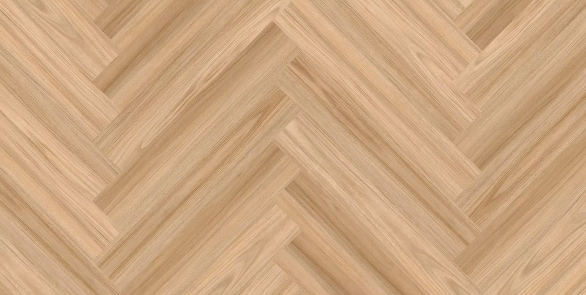 ArtiFloor Premium Herringbone Luxury Vinyl Plank Flooring 4.5mm Sandlight Swatch