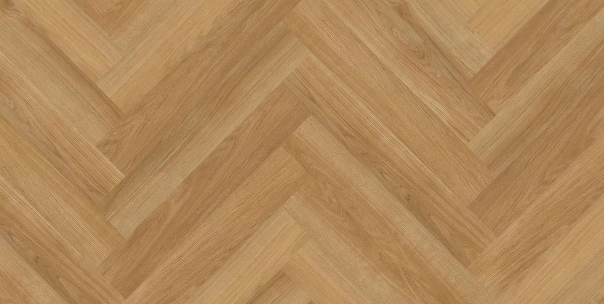 ArtiFloor Premium Herringbone Luxury Vinyl Plank Flooring 4.5mm Sierra Oak Swatch