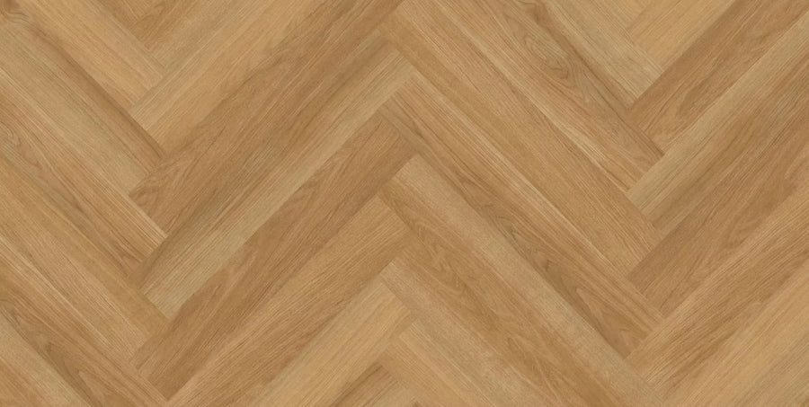 ArtiFloor Premium Herringbone Luxury Vinyl Plank Flooring 4.5mm Sierra Oak Swatch