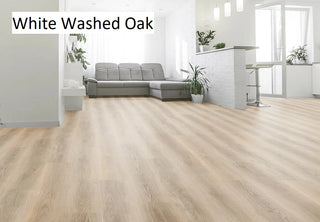 ArtiFloor Timberland Luxury Vinyl Plank Flooring 2.5mm White Washed Oak Setting