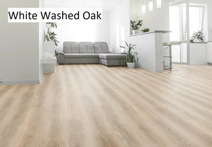 ArtiFloor Timberland Luxury Vinyl Plank Flooring 2.5mm White Washed Oak Setting