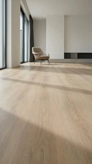 ArtiFloor Timberland Luxury Vinyl Plank Flooring 4.5mm White Washed Oak Setting