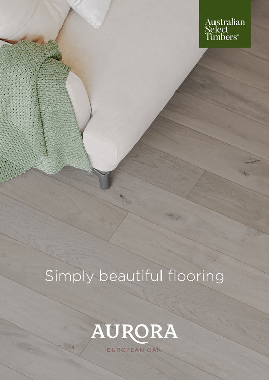 Australian Select Timbers Aurora 14/2mm European Oak Engineered Timber Brochure Cover