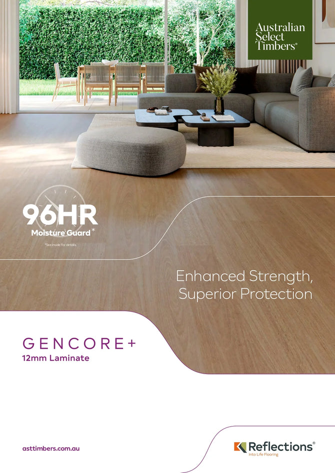 Australian Select Timbers Reflections GenCore+ Laminate Flooring 12mm