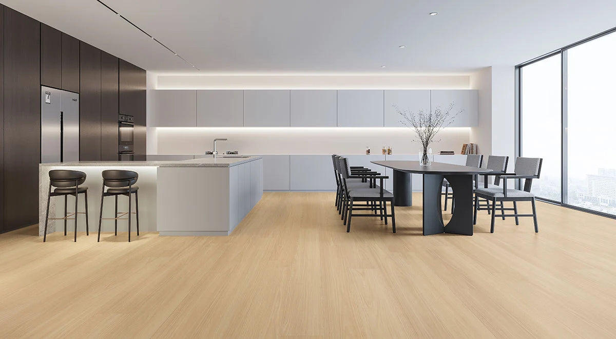 Clever Choice Hydro Merit AC4 Laminate Flooring 12mm Crystal Blackbutt Setting