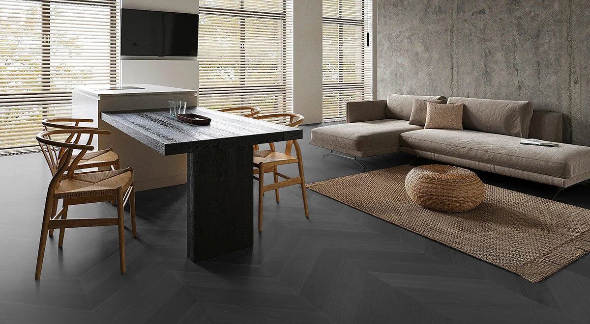 Clever Choice Immortal Chevron Hybrid Flooring 9mm Thor Setting