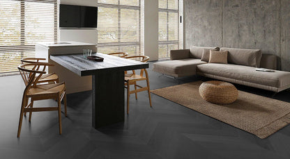 Clever Choice Immortal Chevron Hybrid Flooring 9mm Thor Setting