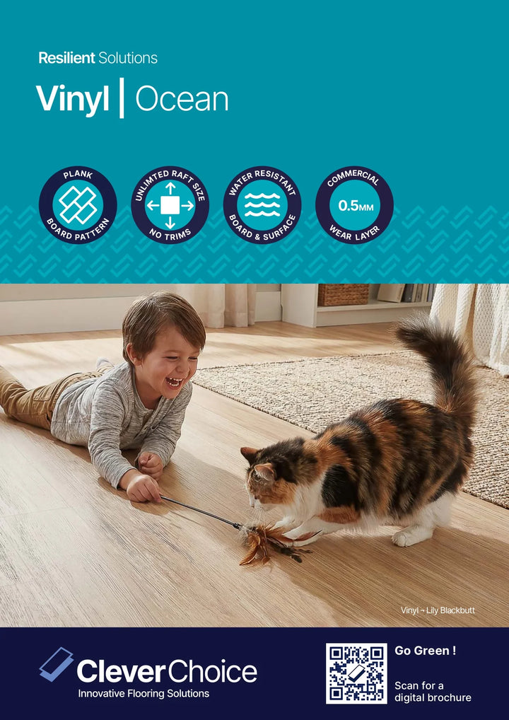 Clever Choice Ocean Luxury Vinyl Plank Flooring 4.5mm