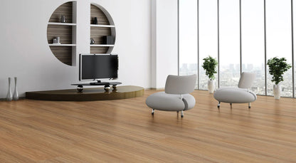 Clever Choice Scenic Hybrid Flooring 10mm Mosswood Spotted Gum Setting