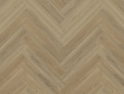 Elsa Herringbone Luxury Vinyl Plank Flooring 2.5mm Harvest Oak Swatch