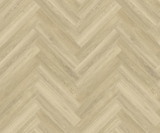 Elsa Herringbone Luxury Vinyl Plank Flooring 2.5mm Savannah Oak Swatch