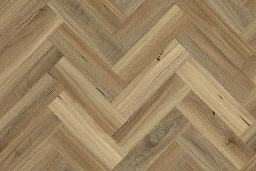 Elsa Herringbone Luxury Vinyl Plank Flooring 2.5mm Spotted Gum Swatch