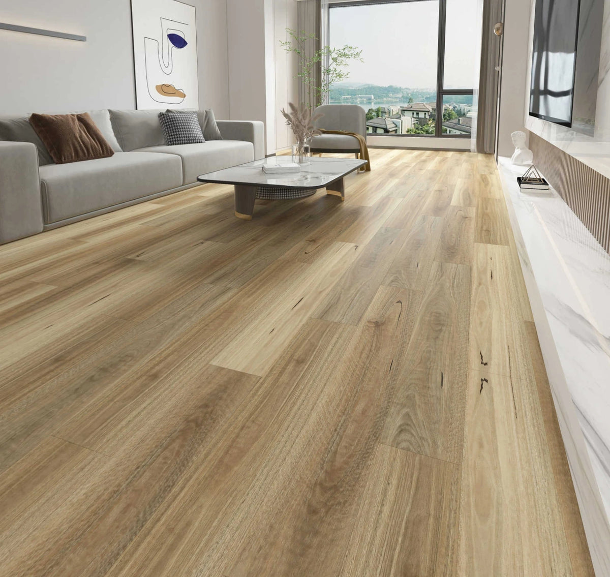 Elsa Luxury Vinyl Plank Flooring 2.5mm Savannah Oak Cover Image