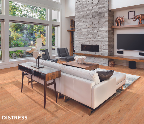 Hurford Genuine Oak Prime Grade Engineered Timber 15/4mm – Distress Setting