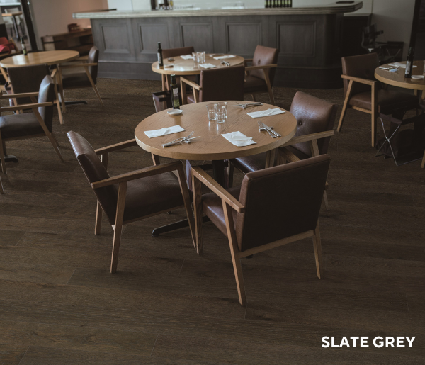 Hurford Genuine Oak Prime Grade Engineered Timber 15/4mm – Slate Grey Setting